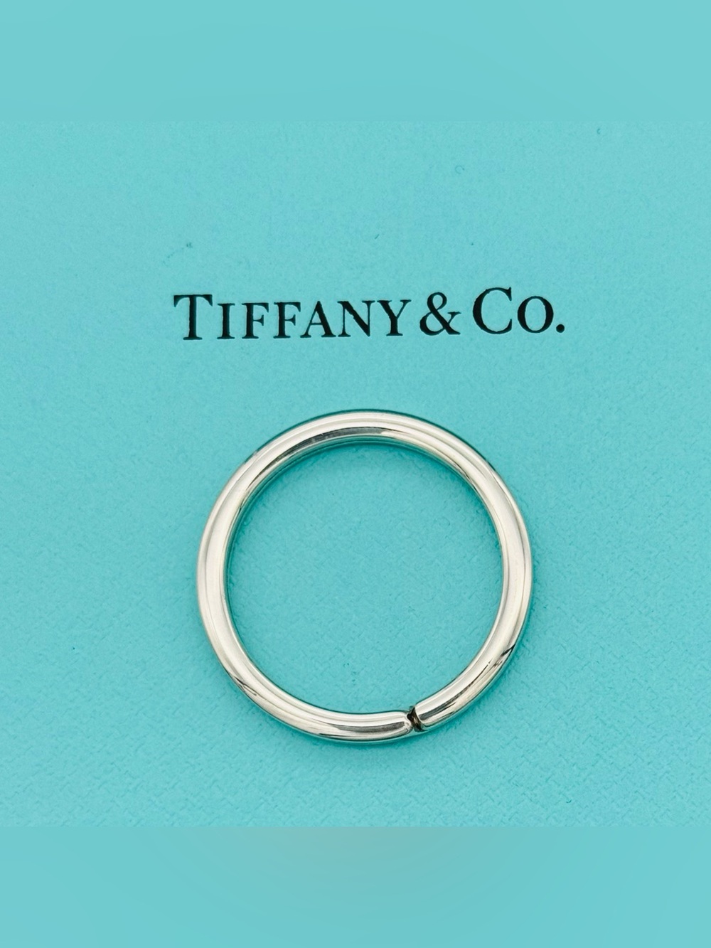 Tiffany & Co. Sterling Silver Key Ring
